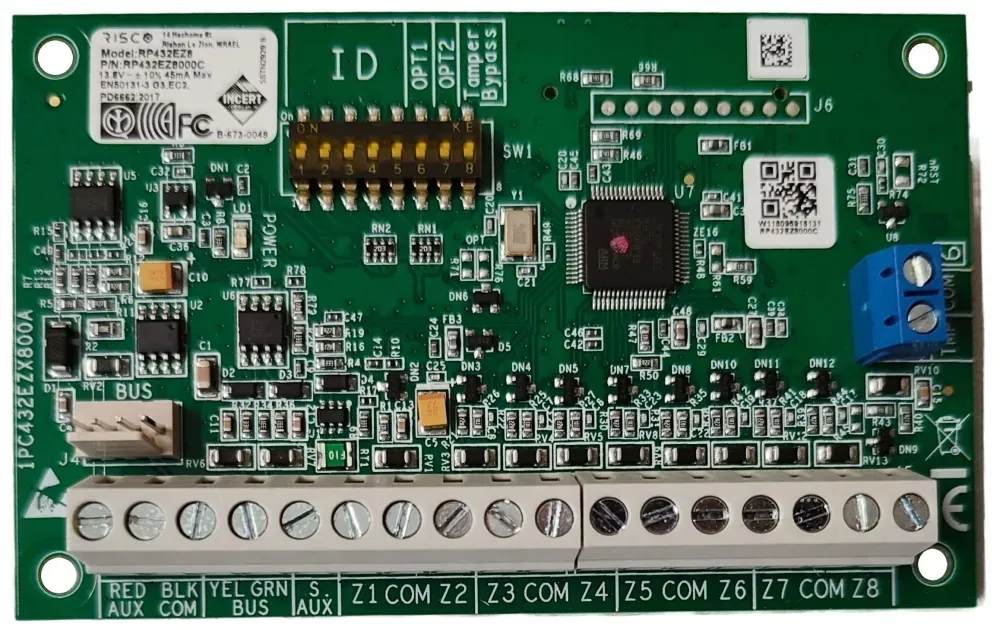 rp432ez8-ekspander-modul-rozszerzen-8-wejsc-lightsys-plus-2-prosys-risco