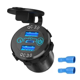motocyklowe-gniazdo-usb-c-2-gniazda-usb-szybkiego-ladowania-12-24v