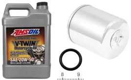 harley-zestaw-olej-silnikowy-amsoil-20w50-378l-filtr-oleju-kn-gratis