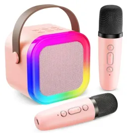 mini-glosnik-rozowy-do-karaoke-z-mikrofonami-led-przenosny
