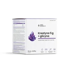 aura-herbals-kreatyna-5-g-glicyna-30-saszetek-monohydrat-miesnie-trening