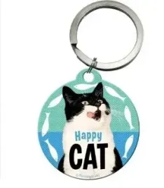 nostalgic-art-brelok-do-kluczy-happy-cat