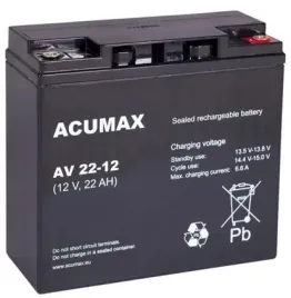 akumulator-bateria-agm-vrla-acumax-bezobslugowy-av-22ah-12-v-av22-12-av22