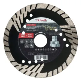 schmith-tarcza-diamentowa-125-mm-do-gresu-betonu-super-turbo-beton-zbrojony