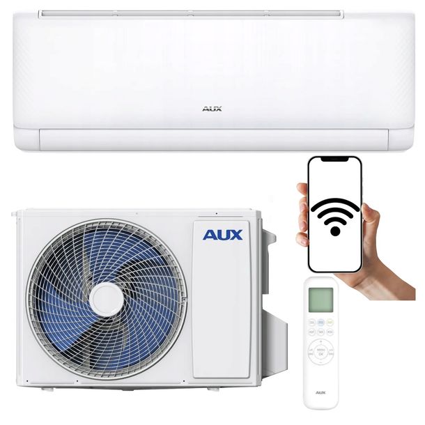 Klimatyzator Ścienny AUX Q-Smart ECO 5,3kW 55m2 Wi-Fi Klimatyzacja DOMOWA