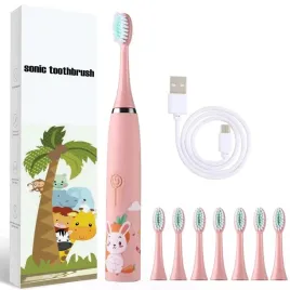 szczoteczka-soniczna-elektryczna-dla-dzieci-8-koncowek-usb
