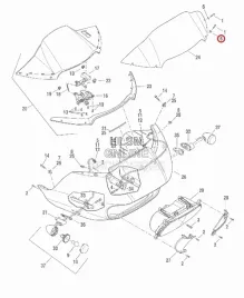 harley-komplet-nylonowych-podkladek-szyby-98-23-road-glide-5x9mm-4szt