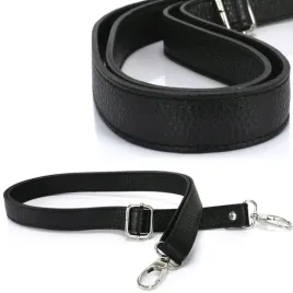 czarny-pasek-do-torebki-skorzany-srebrne-okucia