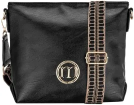 monnari-torebka-damska-listonoszka-czarna-aztecki-pasek