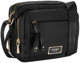 torebka-damska-listonoszka-czarna-monnari-wodoodporna-2-komory-kieszonki