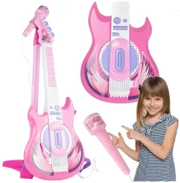 rockowa-gitara-elektryczna-dla-dzieci-mikrofon-karaoke-na-statywie