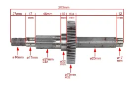 walek-zdawczy-atv-150-przekladni-tylnej