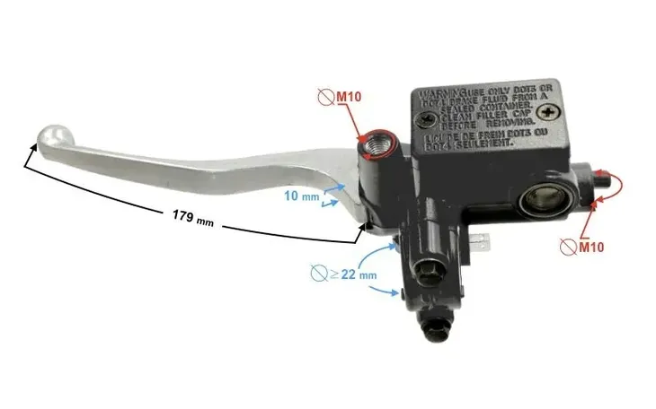 pompa-hamulcowa-tylna-do-skutera-b-max-kolor-czarny