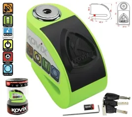 blokada-tarczy-hamulcowej-z-alarmem-kovix-kd6-fluo-zielony