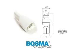 zarowka-bosma-12v-1xled-t10-white-6000k-diamond-blister-2-szt