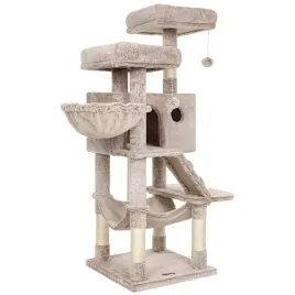 drapak-wysoki-legowisko-slupek-do-drapania-wieza-feandrea-101-160-cm