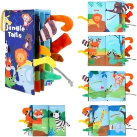 interaktywna-ksiazka-dla-dzieci-niemowlat-zwierzecy-ogon-zabawki-edukacyjne