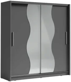 szafa-przesuwna-204-cm-bergio-z-lustrem-w-ksztalcie-fali-szary-grafit