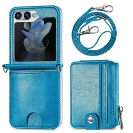 etui-leather-zipper-z-zamkiem-i-smycza-do-samsung-galaxy-z-flip-5-niebieski