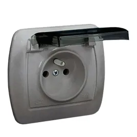 simon-akord-gniazdo-hermetyczne-pojedyncze-z-klapka-aluminium-metalizowane