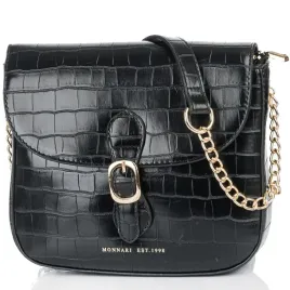 monnari-torebka-kuferek-listonoszka-czarny-kroko-lodka-czarna-premium