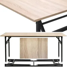 stol-bankietowy-rozkladany-skladany-konferencyjny-200x75x18cm-dab-sonoma