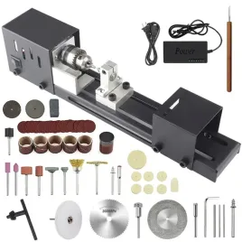 mini-tokarka-modelarska-stolowa-do-drewna-z-regulacja-predkosci-diy-obrobka