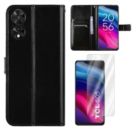 etui-do-tcl-505-case-obudowa-pokrowiec-futeral-smart-crazy-czarne-i-szklo