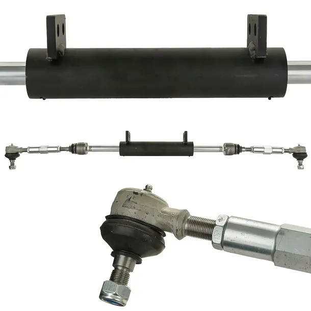 Siłownik hydrauliczny poprzeczny Ursus C-360 2x100mm komplet z przegubami