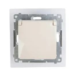 simon-54-gniazdo-hermetyczne-pojedyncze-kremowe-z-klapka-modul-z-uszczelka
