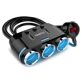 rozgaleznik-zapalniczki-3-gniazda-2-oraz-usb-lcd-roz14b