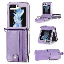 etui-do-samsung-galaxy-z-flip-5-f731-leather-case-pokrowiec-zipper-fioletow