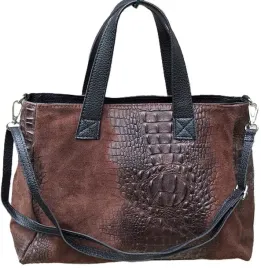 czekoladowa-zamszowa-torebka-wloska-kuferek-skora-naturalna-vera-pelle