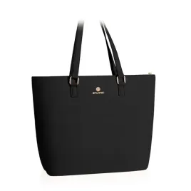 betlewski-torebka-damska-shopper-na-ramie-klasyczna-czarna-skora-eko-logo