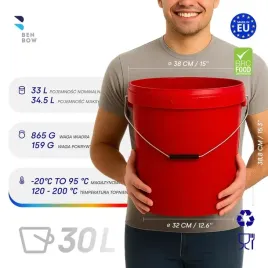 wiadro-na-zywnosc-30l-czerwone-z-raczka-i-pokrywa