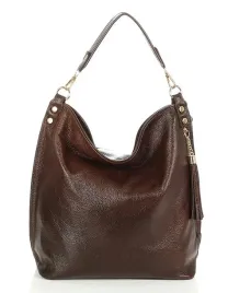 vera-pelle-wloska-skorzana-torebka-worek-skora-dwa-paski-s15-czekolada