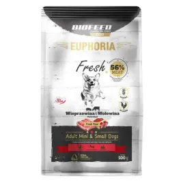 biofeed-euphoria-fresh-adult-wieprzowina-i-wolowina-xs-s-karma-dla-psa-500g