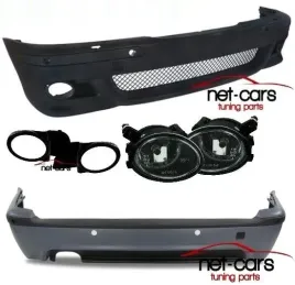 bmw-e39-przod-tyl-zderzak-kombi-m5-m-pakiet-pdc-sra-halogeny-zestaw