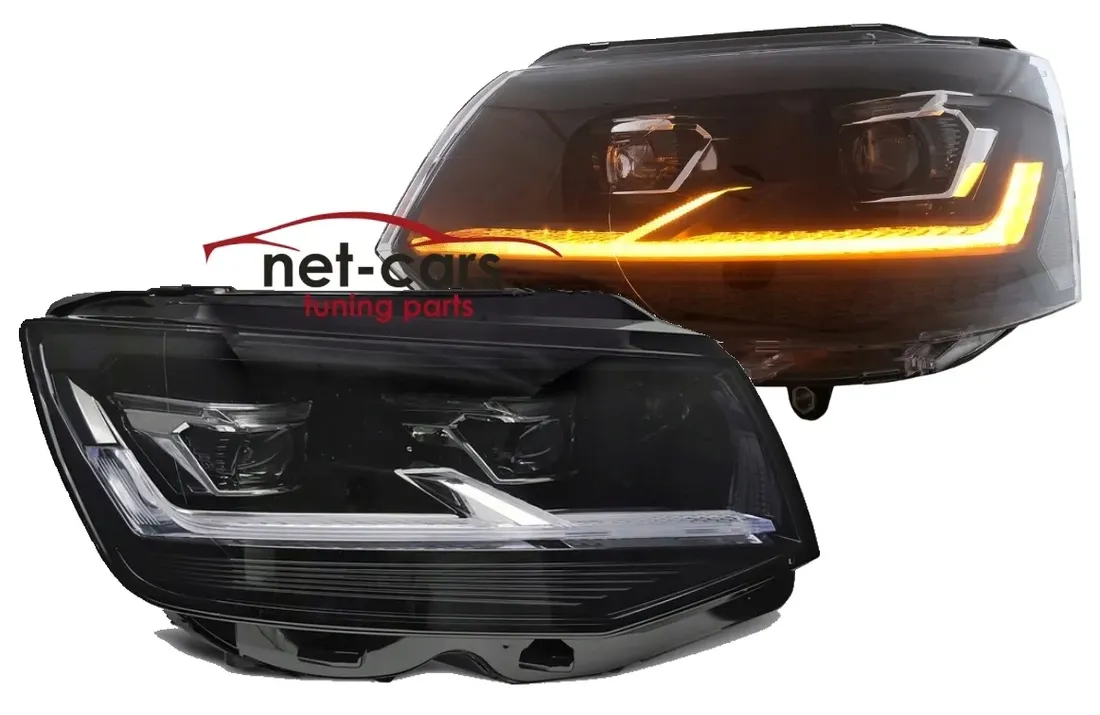 lampy-reflektory-vw-t6-15-19-wzor-lift-full-led-h7-drl-czarne-stan-nowy