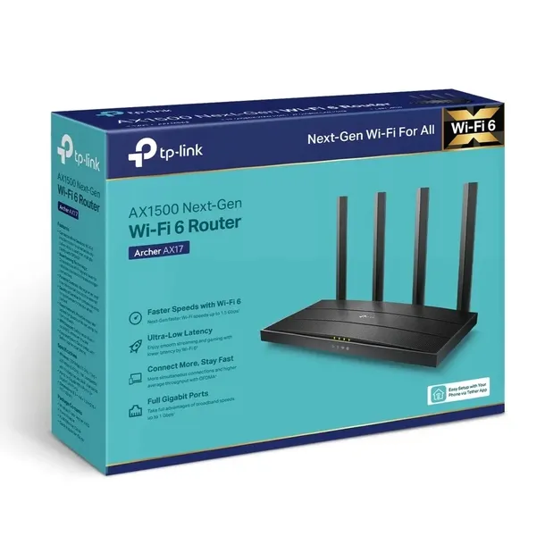 router-tp-link-archer-ax17-standard-pracy-bezprzewodowej-802-11ax-wi-fi-6