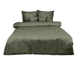 posciel-z-adamaszku-160x200-paski-1-cm-zielona