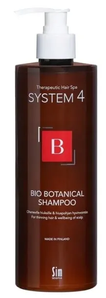 Sim Sensitive System 4 B Bio Botanical Szampon na wypadanie włosów 500ml