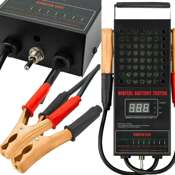TESTER MIERNIK AKUMULATORÓW SAMOCHODOWYCH CYFROWY 12V 100A 200Ah