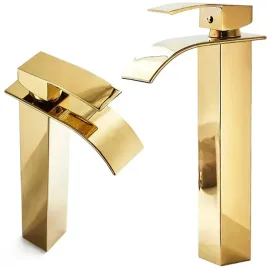 bateria-umywalkowa-zlota-stojaca-wysoka-wodospad-kaskada-nablatowa-cubic