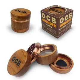 mlynek-grinder-do-tytoniu-grinder-ocb-wood-and-metal-rozdrabniacz