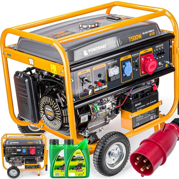 Agregat PRĄDOTWÓRCZY Generator 7500W 230V 400V AVR