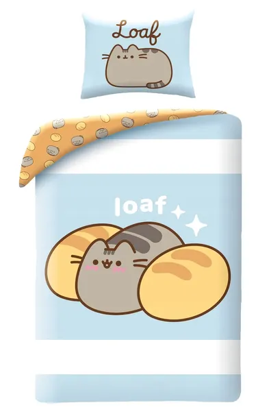 Pościel Młodzieżowa 140x200 Pusheen Kotek Mikrofibra
