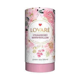 zielona-herbata-lisciasta-lovare-strawberry-marshmallow-tuba-80g