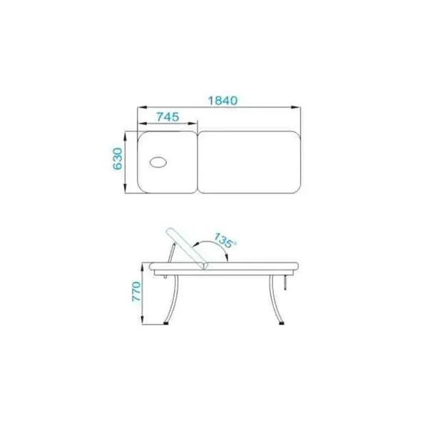 lezanka-do-masazu-azzurro-328-biala-material-stelaza-aluminium