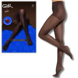 rajstopy-wzorzyste-03-gatta-and-e-wedel-40-den-r-4-l-dark-choco-czekoladowy